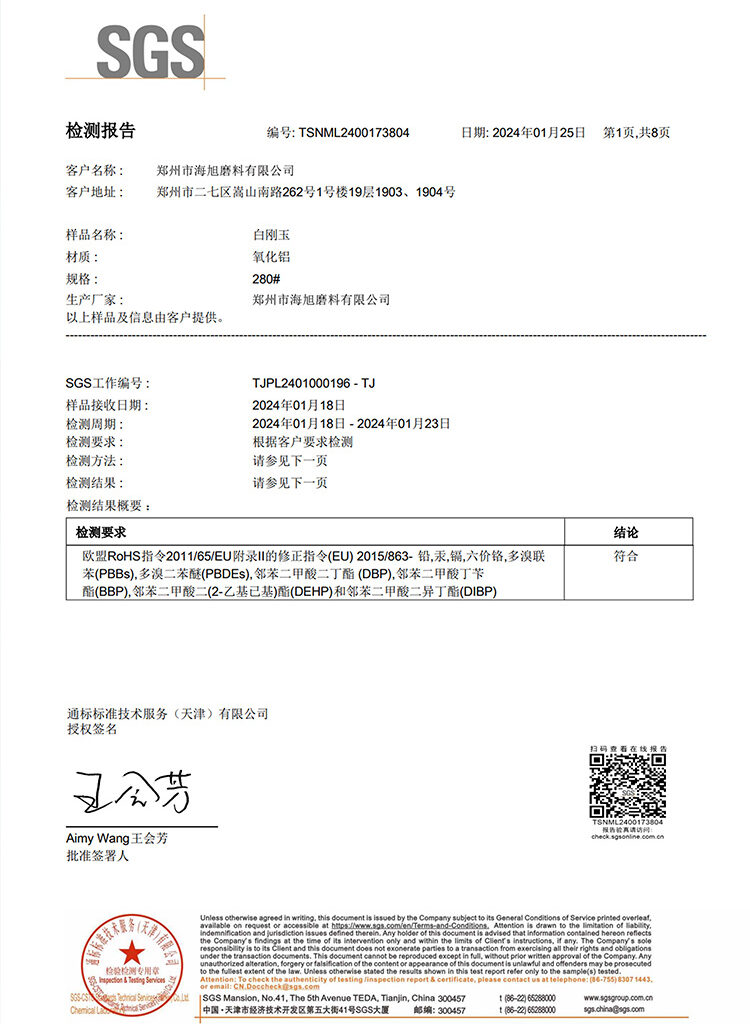 White fused alumina 0.045mm for lost wax casting paint -10-